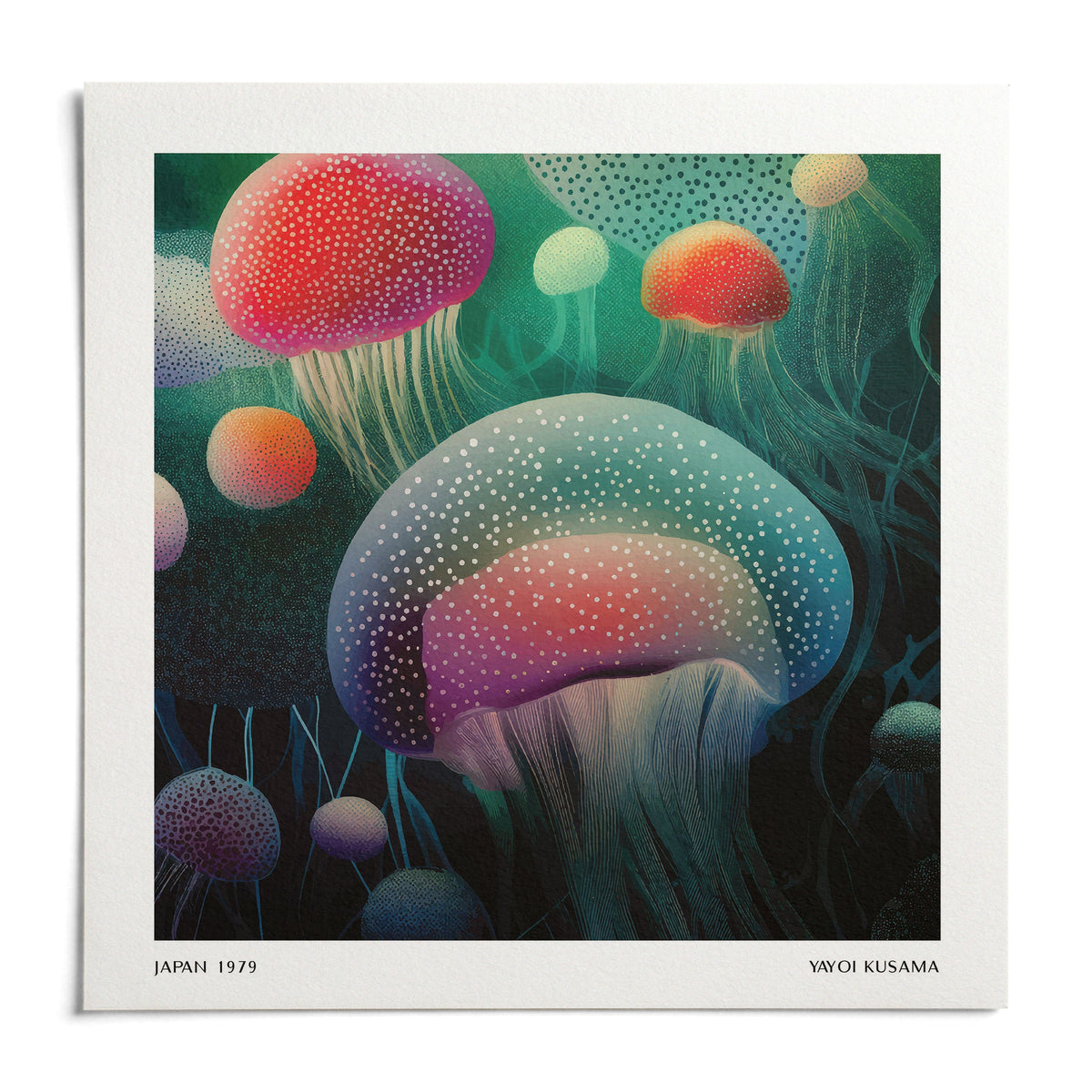 Ocean Prints, shown as an unframed paper print on a plain white background