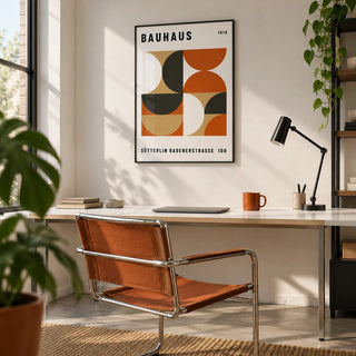Office Wall Decor, framed on the wall of a modern design studio office