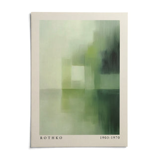 Olive Green Wall Art, shown as an unframed paper print on a plain white background