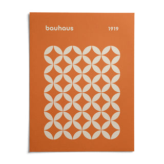 Orange Poster, shown as an unframed paper print on a plain white background