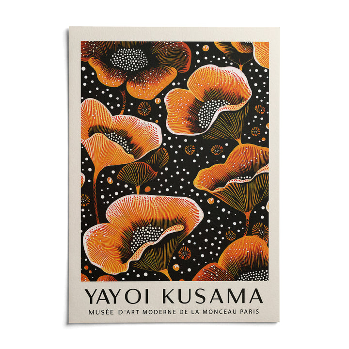 Orange Print, shown as an unframed paper print on a plain white background