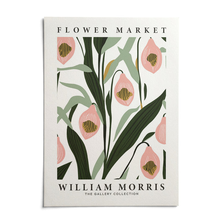 Paintings of Orchids, shown as an unframed paper print on a plain white background