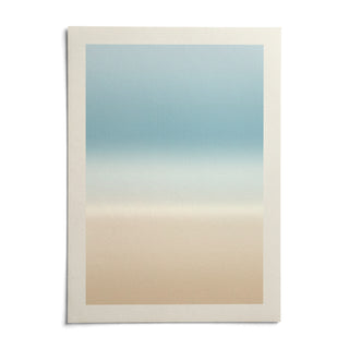 Pale Blue Wall Art, shown as an unframed paper print on a plain white background