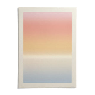 Pastel Pink Print, shown as an unframed paper print on a plain white background
