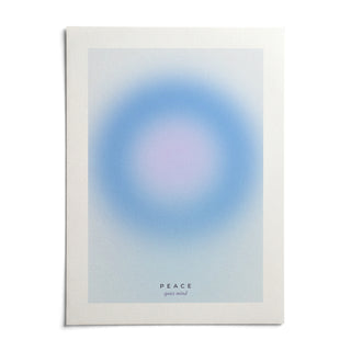 Peace Poster, shown as an unframed paper print on a plain white background
