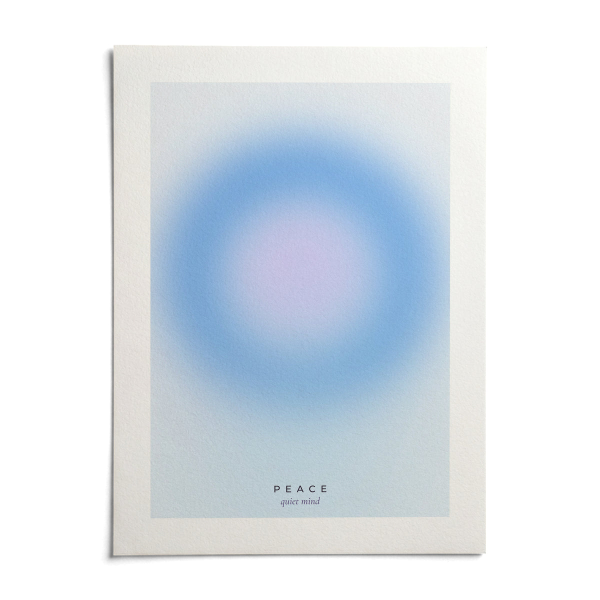 Peace Poster, shown as an unframed paper print on a plain white background
