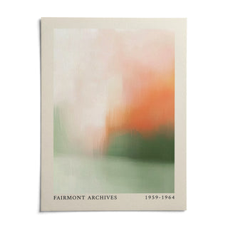 Peaceful Wall Art, shown as an unframed paper print on a plain white background