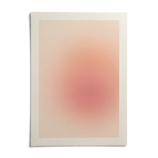 Peach Print, shown as an unframed paper print on a plain white background