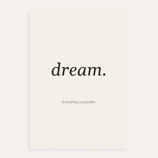 Personalised Quote Poster