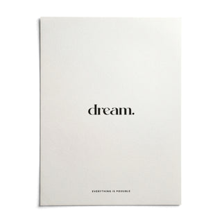 Personalised Quote Poster, shown as an unframed paper print on a plain white background