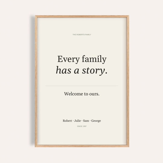 Manifesto della Storia Familiare