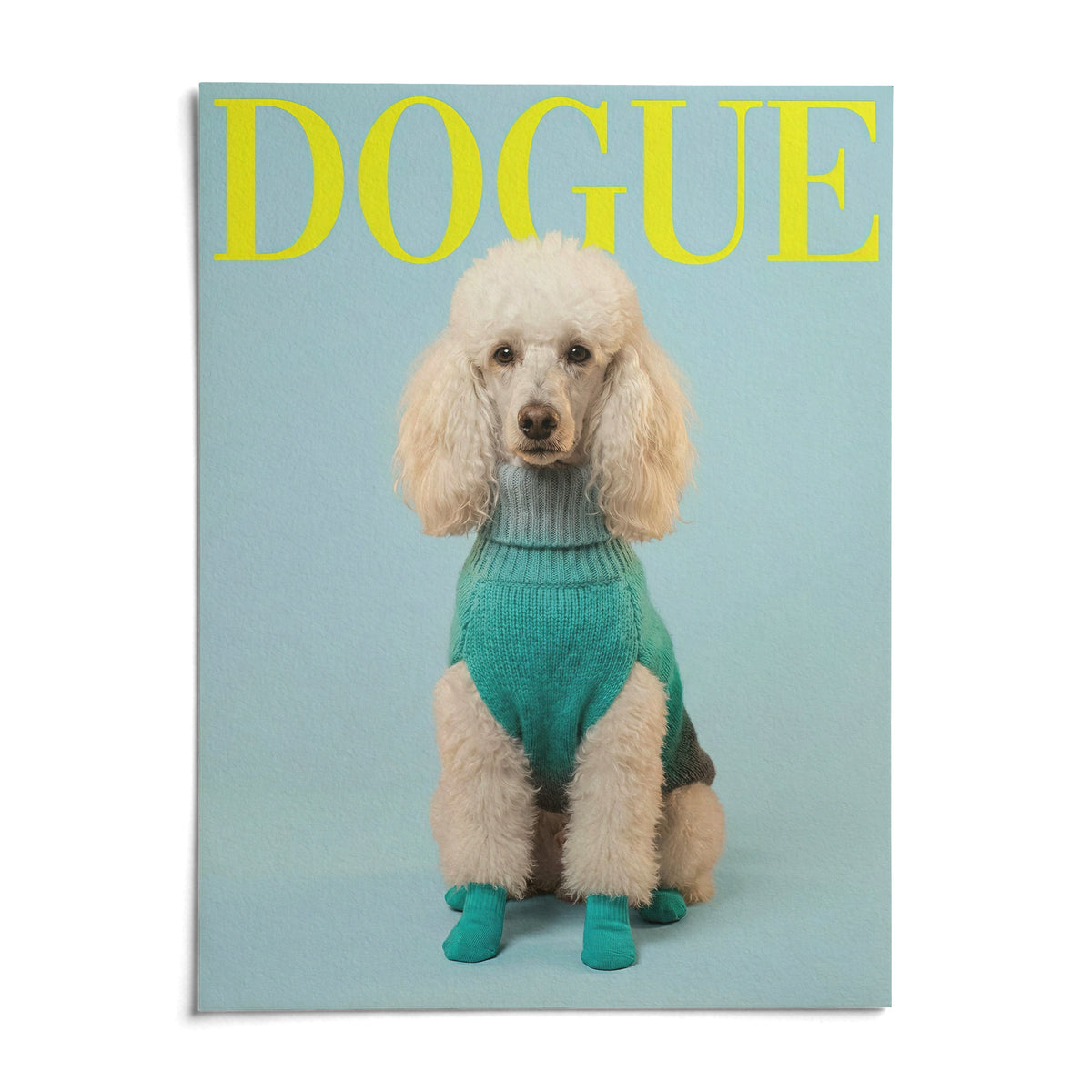 Pet Wall Decor, shown as an unframed paper print on a plain white background