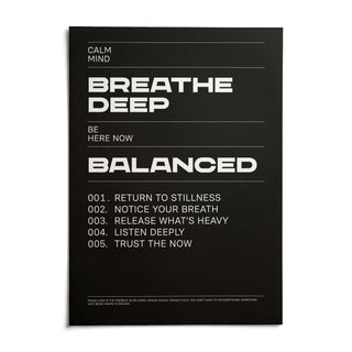 Phrases for Wall Art, shown as an unframed paper print on a plain white background