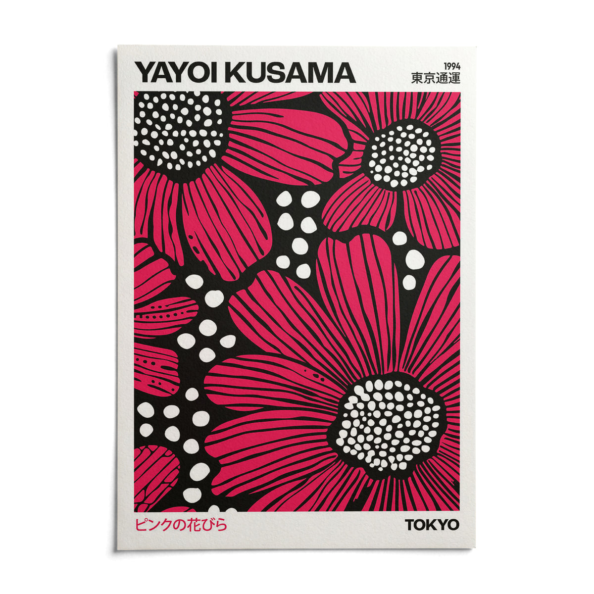 Pink Posters, shown as an unframed paper print on a plain white background