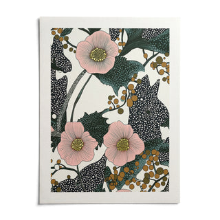 Pink Wall Art for Bedroom, shown as an unframed paper print on a plain white background