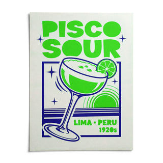 Pisco Art, shown as an unframed paper print on a plain white background