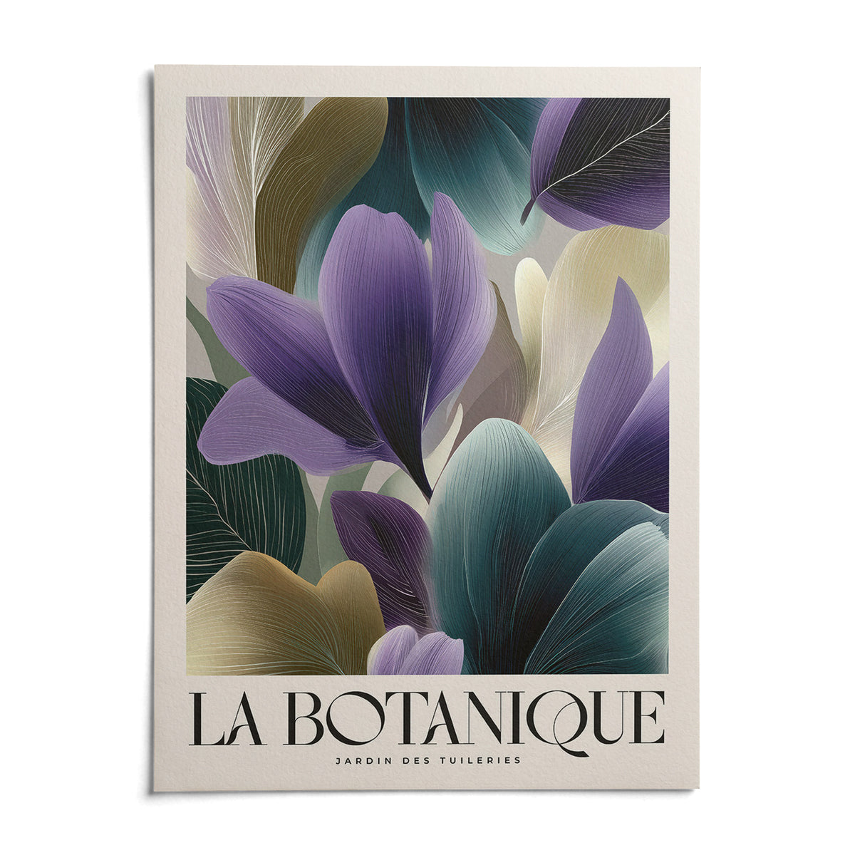 Plant Poster, shown as an unframed paper print on a plain white background