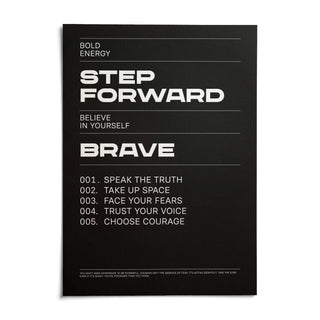 Positive Affirmation Prints, shown as an unframed paper print on a plain white background