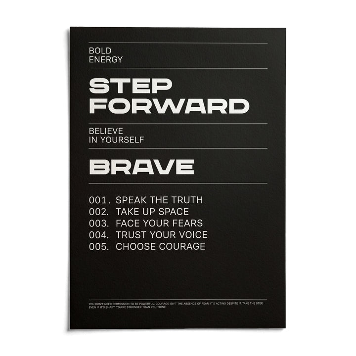 Positive Affirmation Prints, shown as an unframed paper print on a plain white background