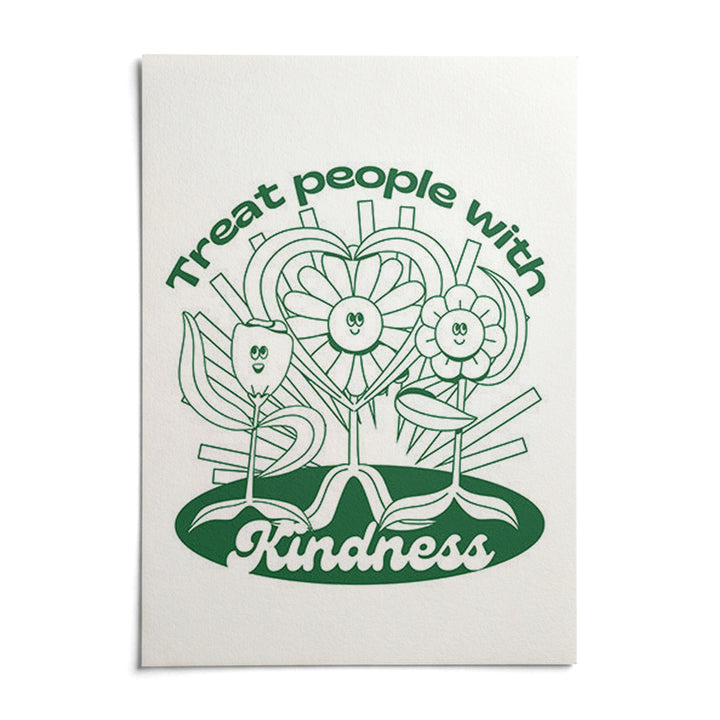 Positive Poster, shown as an unframed paper print on a plain white background