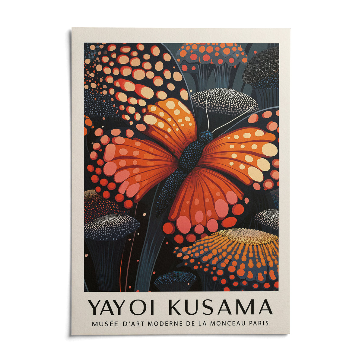 Poster Butterfly, shown as an unframed paper print on a plain white background