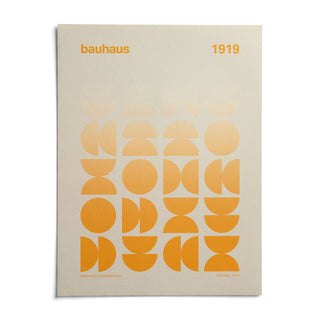 Posters Bauhaus, shown as an unframed paper print on a plain white background