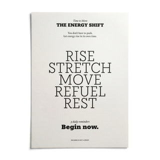 Posters with Inspirational Sayings, shown as an unframed paper print on a plain white background