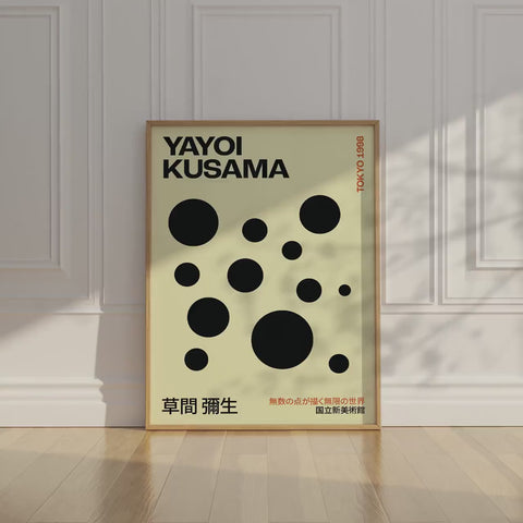 Yayoi Kusama polka dot design for Scandinavian interiors
