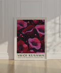 Yayoi Kusama Bold floral wall art with intricate flower patterns
