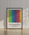 Abstract stripe art inspired by Ellsworth Kelly for home interiors
