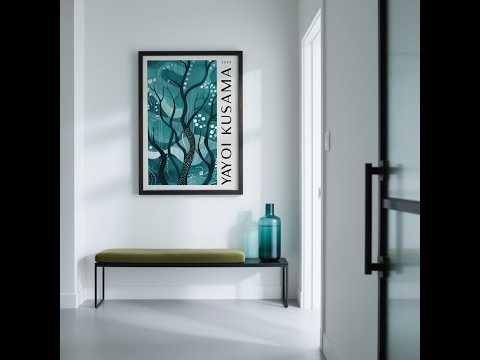 Green Nature Poster for Living Room or Bedroom