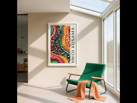 SUBU DOTS VIVID MOSAIC 0：22.0-23.5 Yayoi Kusama Dots | Vibrant Abstract Wave Print
