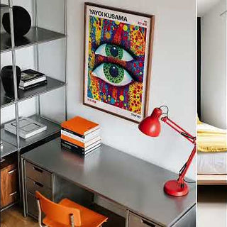 Funky Wall Art in multi color pop art style