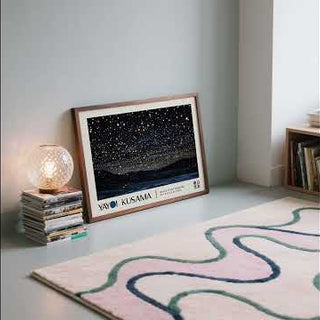 Dazzling Night Sky Art filled with golden stars