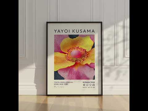 Luxury Floral Art Prints in pink and yellow