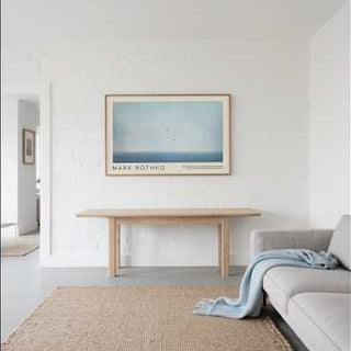 Mark Rothko Sky Wall Art Light Blue Color