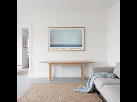 Mark Rothko Sky Wall Art Light Blue Color