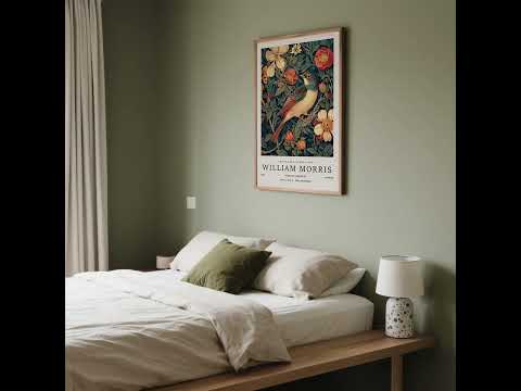 William Morris Vintage Bird Prints for home decor