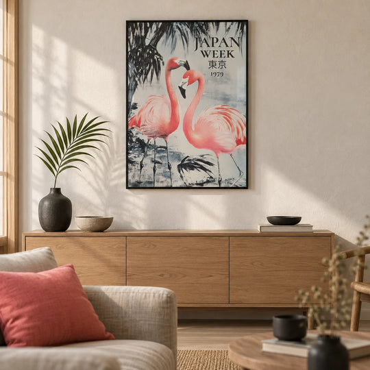 Tranquil Flamingos