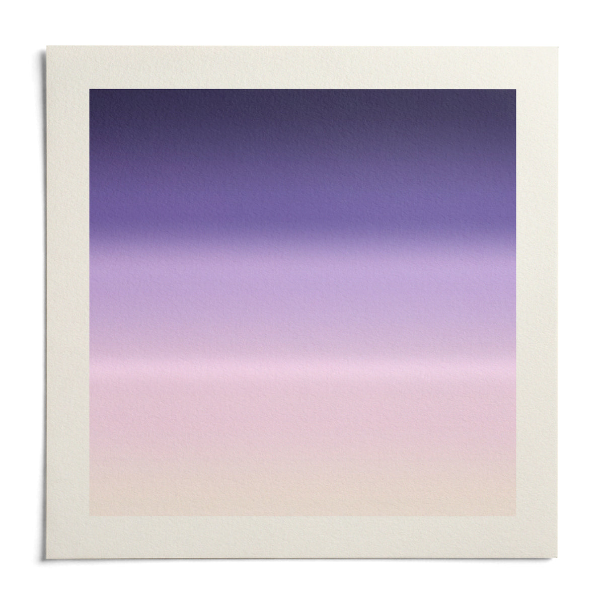 Purple and Pink Wall Art, shown as an unframed paper print on a plain white background