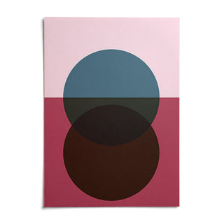 Purple Wall Art, shown as an unframed paper print on a plain white background