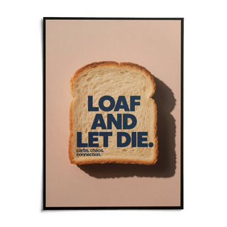 Quirky Kitchen Art, shown as an unframed paper print on a plain white background