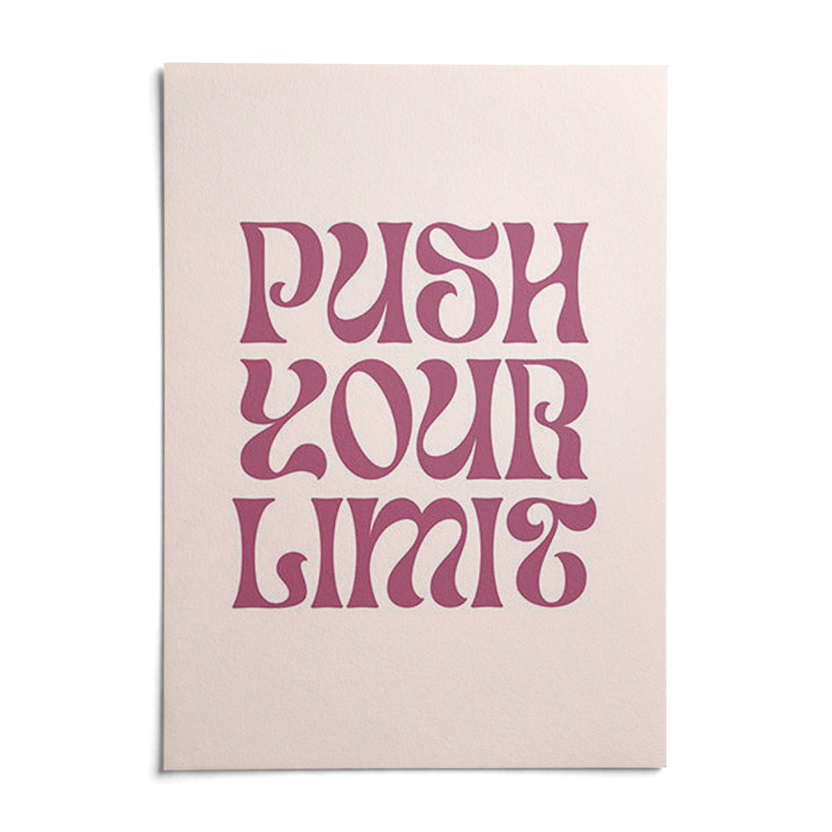 Quote Motivational Posters, shown as an unframed paper print on a plain white background