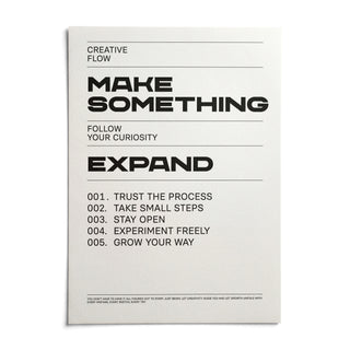 Quotes for Room Wall, shown as an unframed paper print on a plain white background