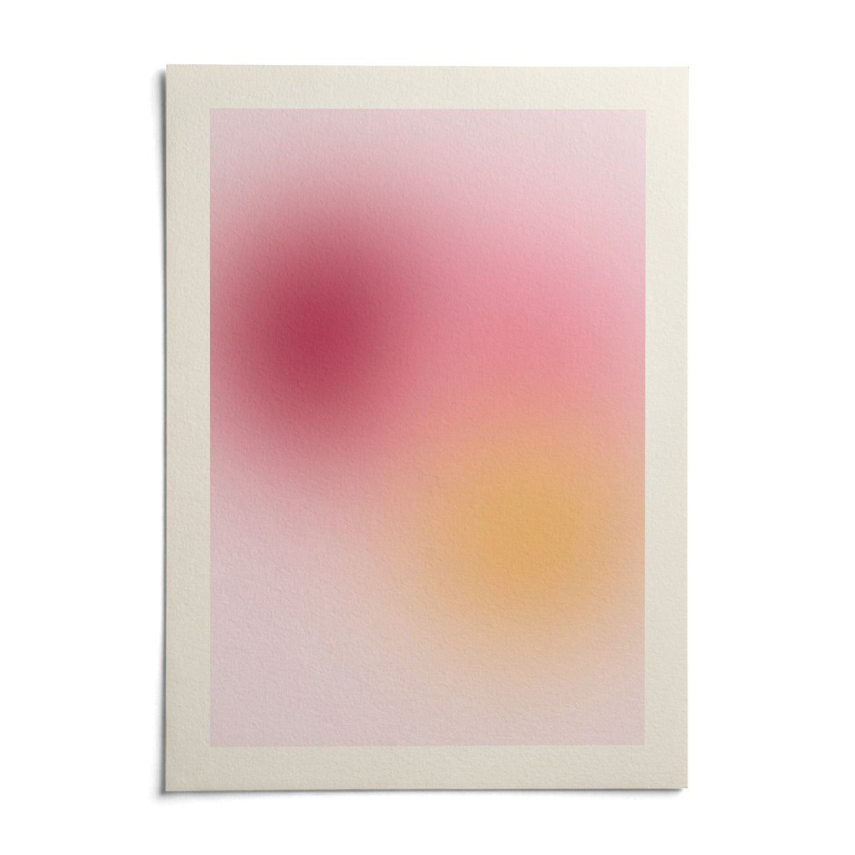 Raspberry Print, shown as an unframed paper print on a plain white background
