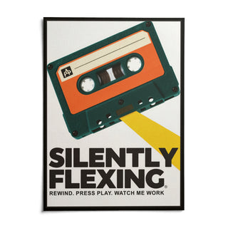 Cassette Poster, shown as an unframed paper print on a plain white background