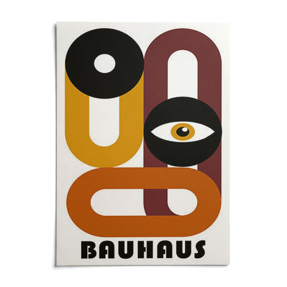 Retro Home Decor, shown as an unframed paper print on a plain white background
