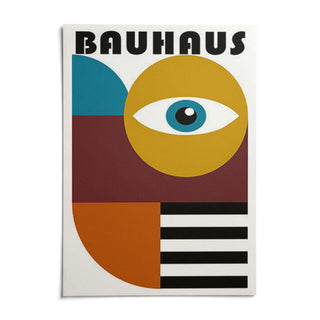 Retro Wall Art, shown as an unframed paper print on a plain white background