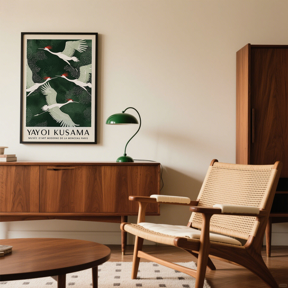 Japandi wall art ideal for living rooms, bedrooms, and offices