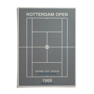 Rotterdam Open Poster, shown as an unframed paper print on a plain white background